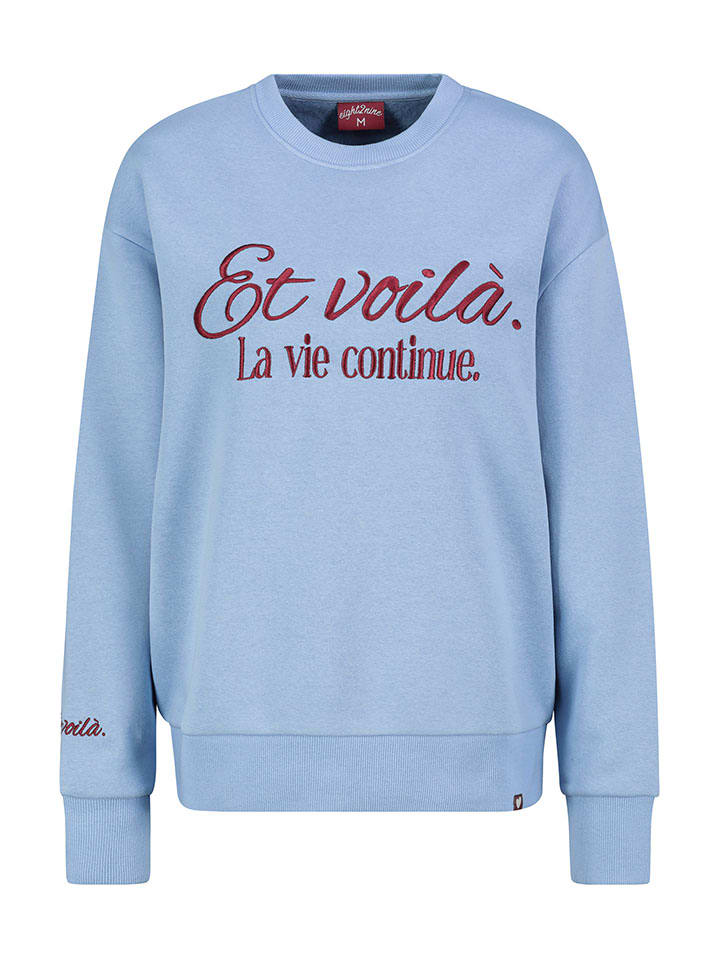 Светло-голубая толстовка Eight2Nine
Светло-голубая толстовка Eight2Nine