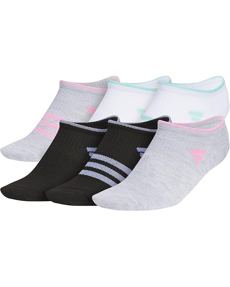 Носки adidas Kids Superlite 3.0 6-Pack No Show, цвет White/Shiny Energy Aqua/Shiny Bliss Pink
Носки adidas Kids Superlite 3.0 6-Pack No Show, цвет White/Shiny Energy Aqua/Shiny Bliss Pink