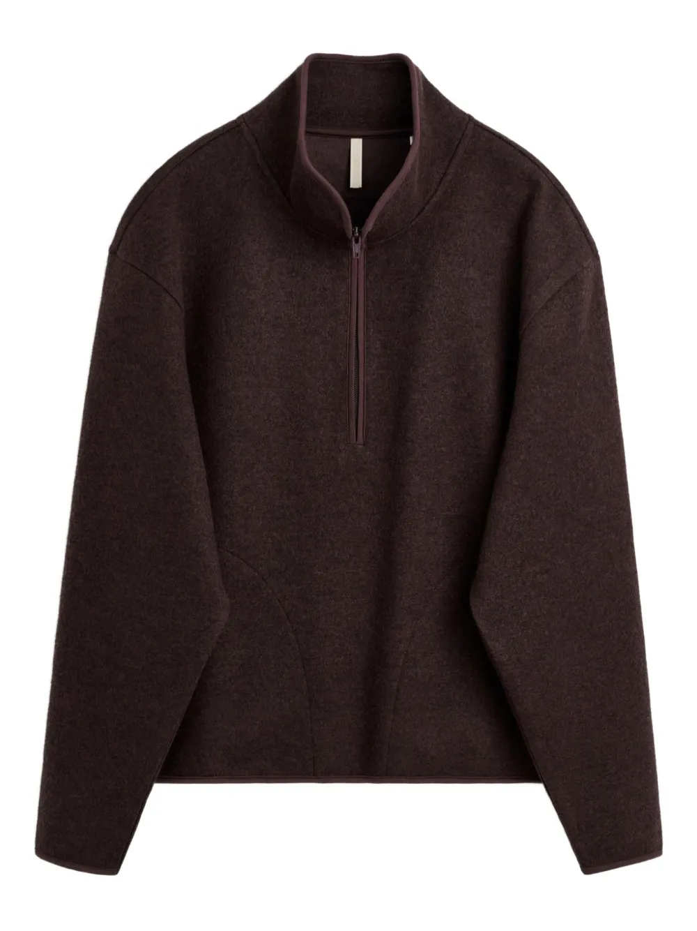 Шерстяной свитер с полумолнией Sunflower, коричневый
Шерстяной свитер с полумолнией Sunflower, коричневый