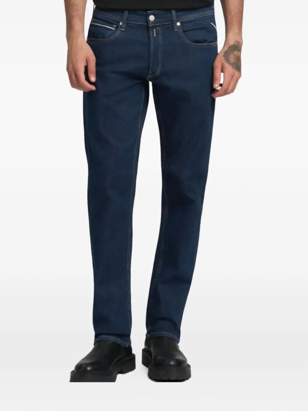 Джинсы с логотипом Replay, синий
Джинсы с логотипом Replay, синий