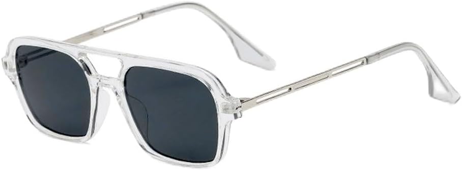 Модные женские солнцезащитные очки с двойной перемычкой, модные мужские солнцезащитные очки с защитной пленкой Ocean Film Shades UV400, трендовые солнцезащитные очки TKKTLLT, Transparent Grey
Модные женские солнцезащитные очки с двойной перемычкой, модные мужские солнцезащитные очки с защитной пленкой Ocean Film Shades UV400, трендовые солнцезащитные очки TKKTLLT, Transparent Grey