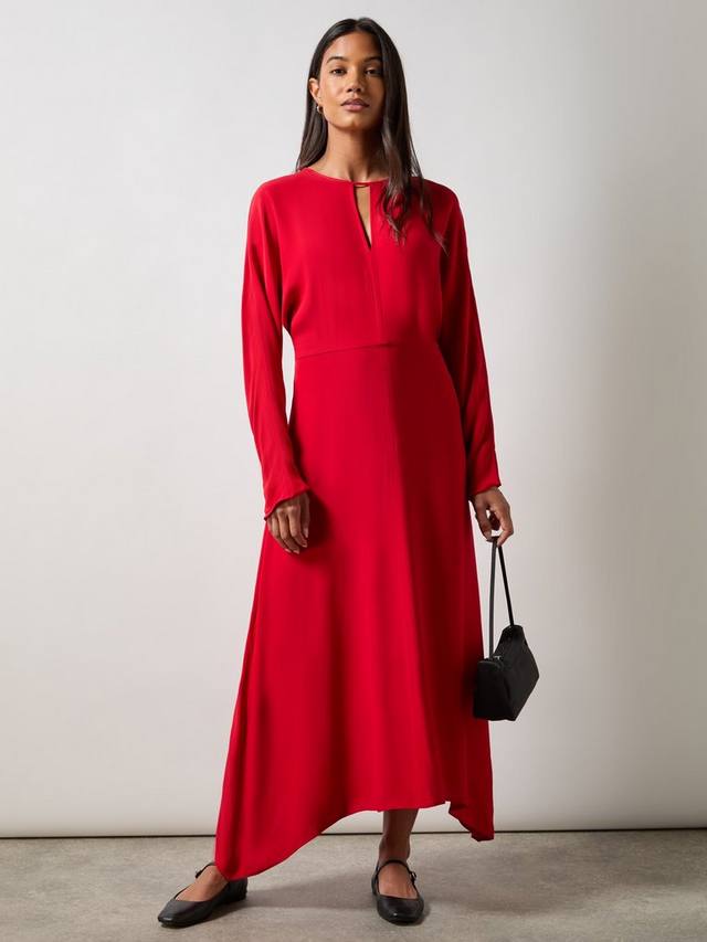 Платье миди с замочной скважиной из крепа Ro&Zo, красный
Платье миди с замочной скважиной из крепа Ro&Zo, красный