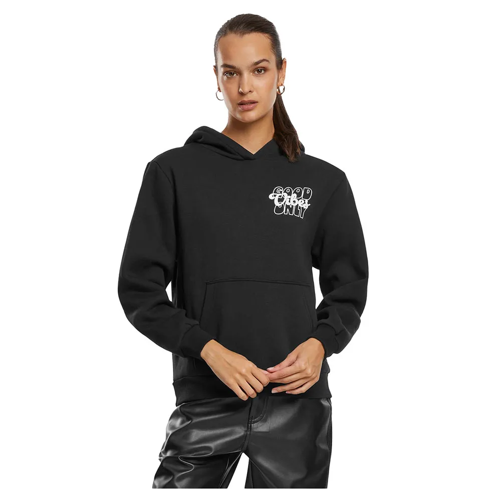 Худи Miss Tee Good Vibes Puff Print Fluffy, черный
Худи Miss Tee Good Vibes Puff Print Fluffy, черный