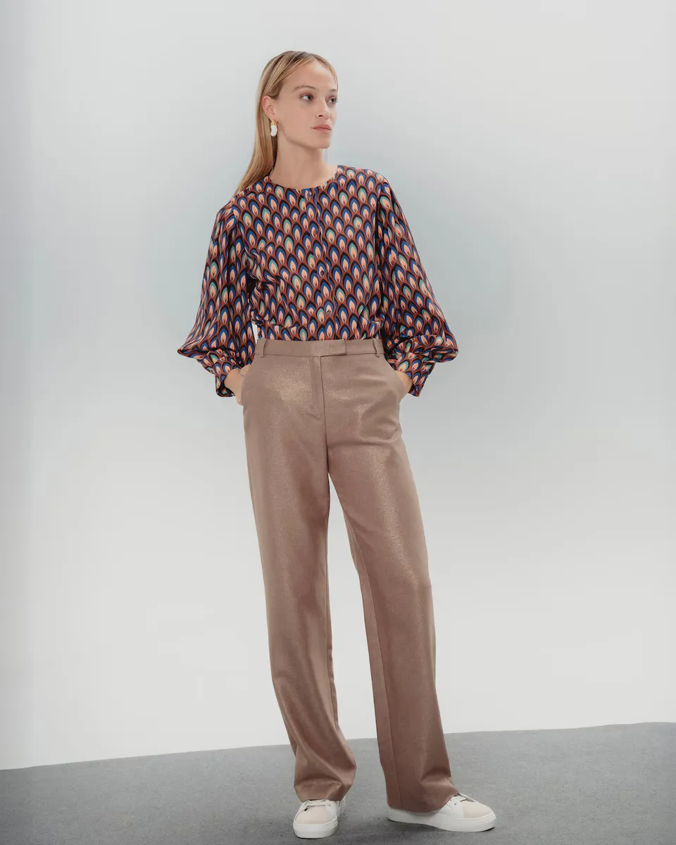 Женские прямые брюки Mónica Dolores Promesas, коричневый
Женские прямые брюки Mónica Dolores Promesas, коричневый