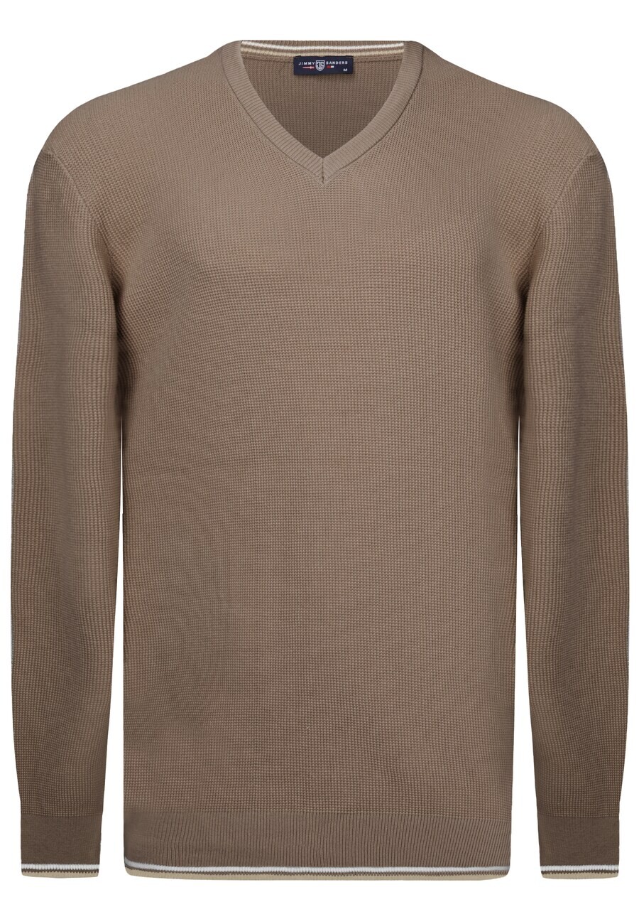 Свитер с v-образным вырезом Jimmy Sanders Sweater, коричневый
Свитер с v-образным вырезом Jimmy Sanders Sweater, коричневый