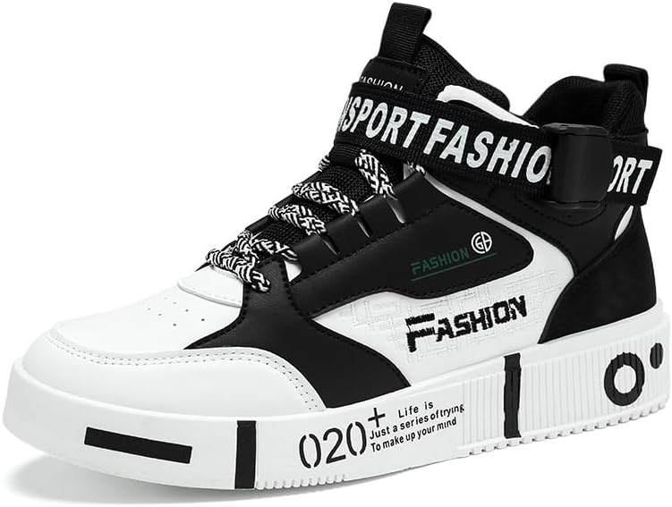 Мужские модные кроссовки высокие Скейтборд обувь с теплой подкладкой из меха Повседневные ботинки Стильные кроссовки Повседневная спортивная обувь для прогулок Hhhchpm, белый/черный
Мужские модные кроссовки высокие Скейтборд обувь с теплой подкладкой из меха Повседневные ботинки Стильные кроссовки Повседневная спортивная обувь для прогулок Hhhchpm, белый/черный