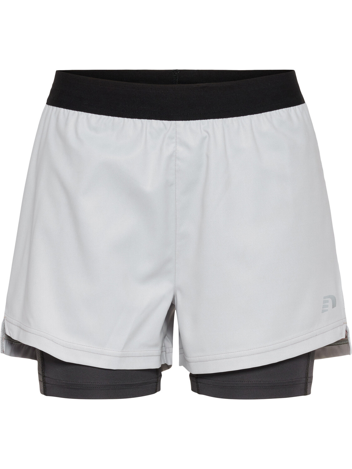 Шорты Newline Women 2 In 1 Running, цвет OYSTER MUSHROOM 
Шорты Newline Women 2 In 1 Running, цвет OYSTER MUSHROOM