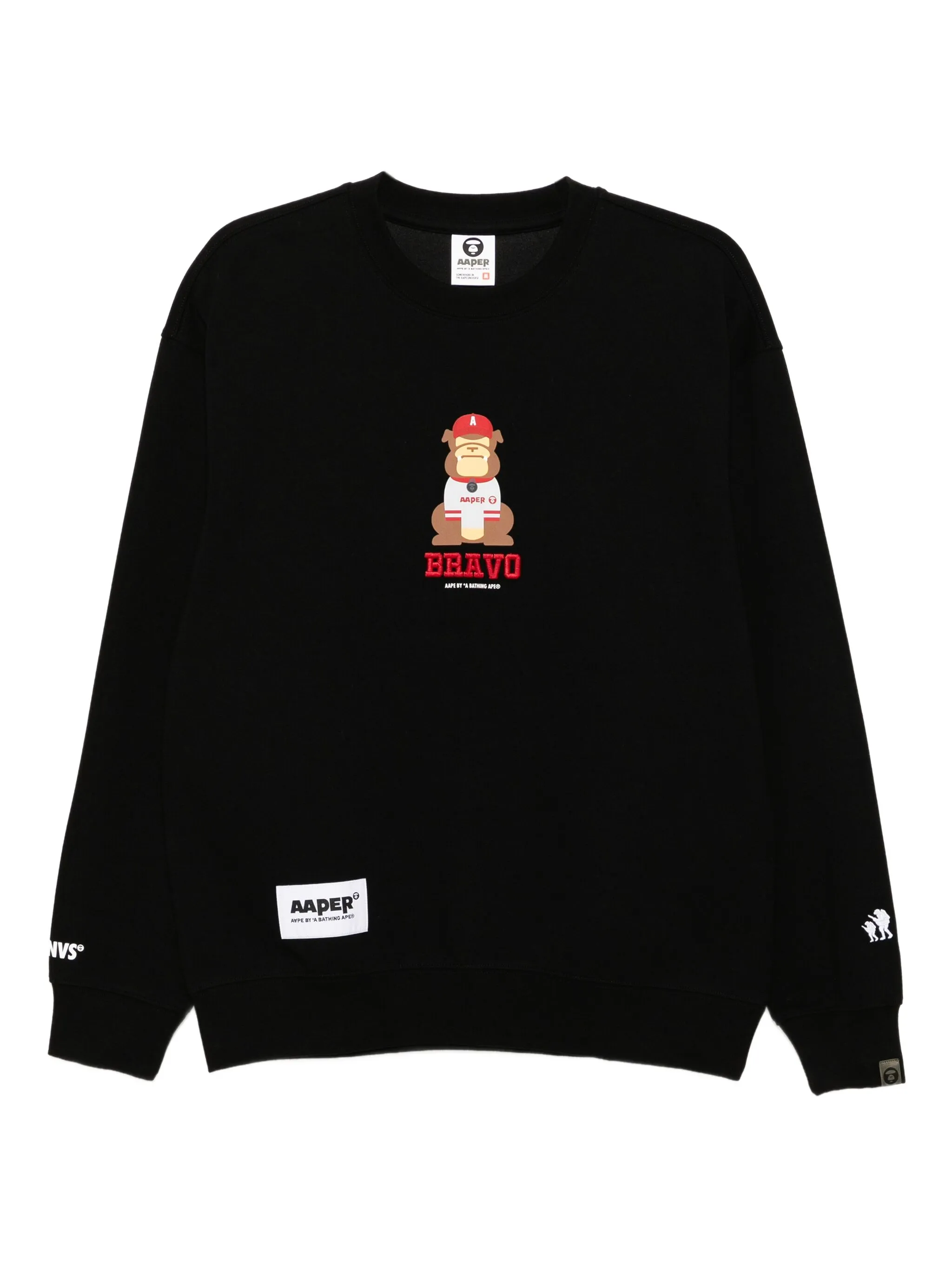 Толстовка с вышитым логотипом Aape By A Bathing Ape, черный
Толстовка с вышитым логотипом Aape By A Bathing Ape, черный