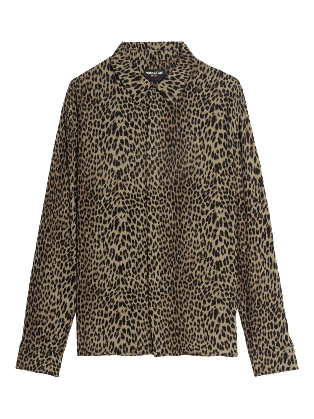 Рубашка с леопардовым принтом Zadig&Voltaire, коричневый
Рубашка с леопардовым принтом Zadig&Voltaire, коричневый