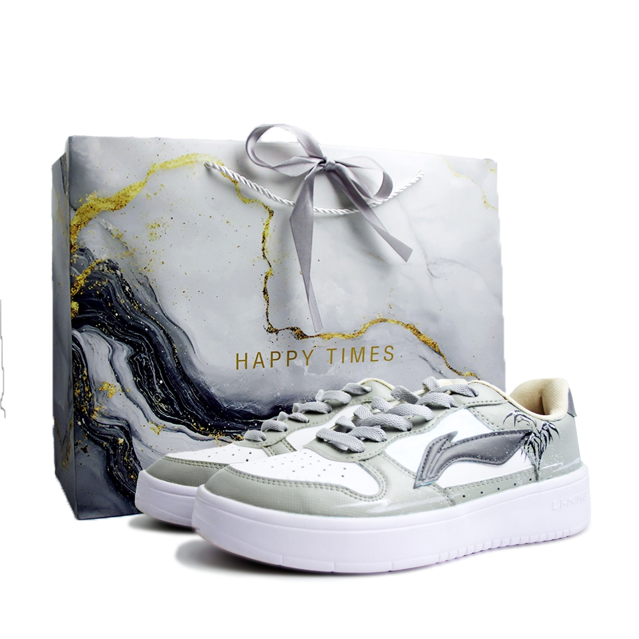 Li Ning Floating Boat Synthetic Leather Hand Drawn Graffiti Balance Lightweight Breathable Low top Skateboard Shoes Li-Ning, серый белый
Li Ning Floating Boat Synthetic Leather Hand Drawn Graffiti Balance Lightweight Breathable Low top Skateboard Shoes Li-Ning, серый белый