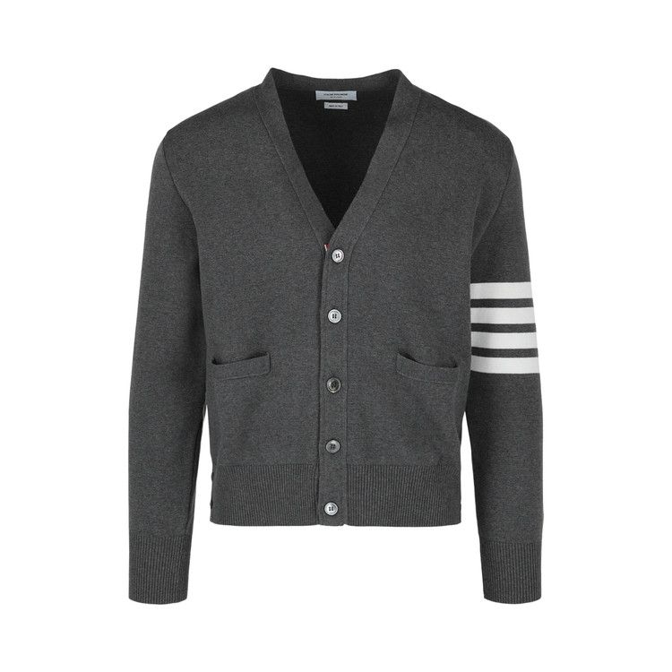 Кардиган Thom Browne Cotton Crepe V Neck Cardigan 'Grey'
Кардиган Thom Browne Cotton Crepe V Neck Cardigan 'Grey'