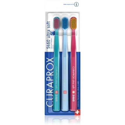 Зубная щетка Curaprox 5460 Ultra Soft, 3 шт.
Зубная щетка Curaprox 5460 Ultra Soft, 3 шт.