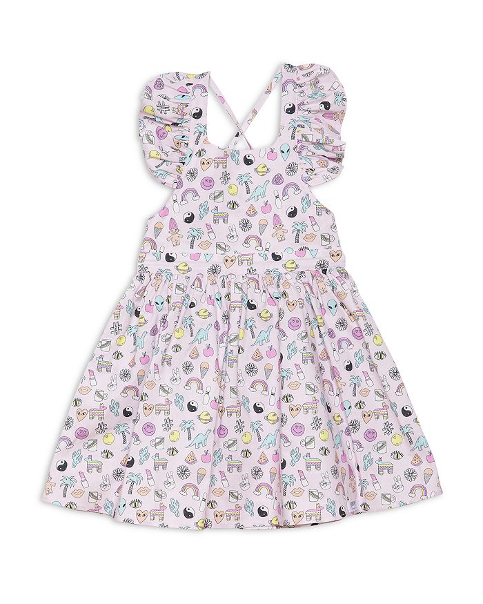 Платье для девочек с рюшами на рукавах "90's Toys" - для малышек и подростков Worthy Threads, розовый
Платье для девочек с рюшами на рукавах "90's Toys" - для малышек и подростков Worthy Threads, розовый