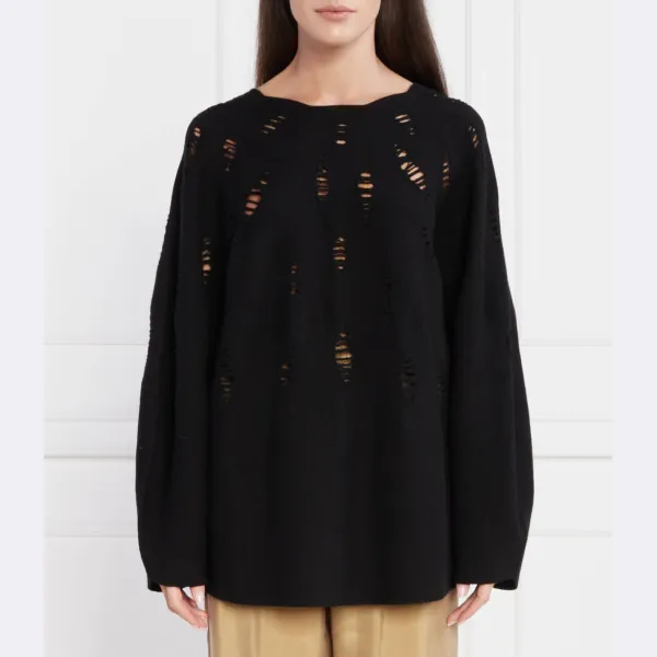 Шерстяной свитер оверсайз Liviana Conti, черный
Шерстяной свитер оверсайз Liviana Conti, черный