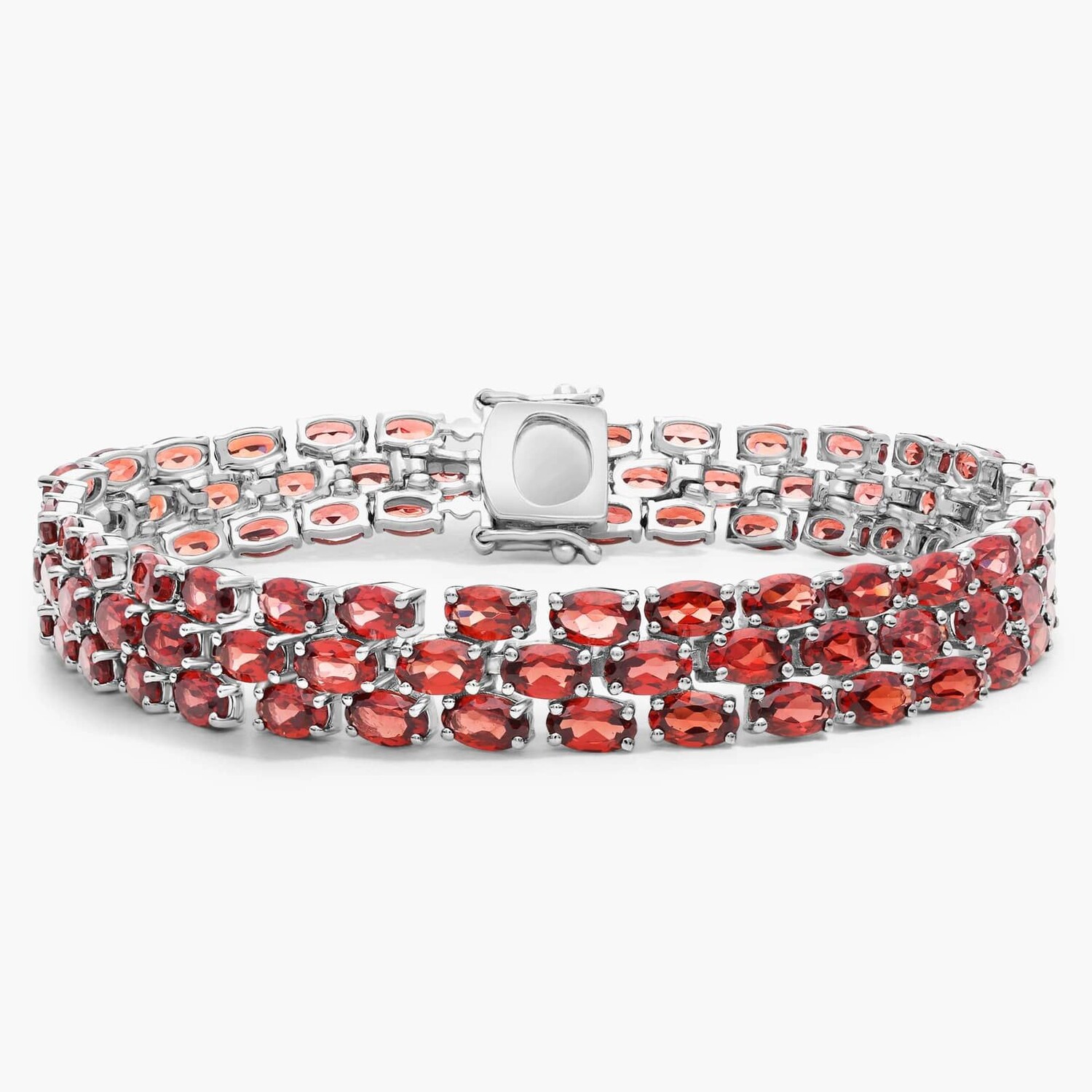 Браслет Trio Oval Garnet из стерлингового серебра (5x3 мм) Blue Nile 
Браслет Trio Oval Garnet из стерлингового серебра (5x3 мм) Blue Nile