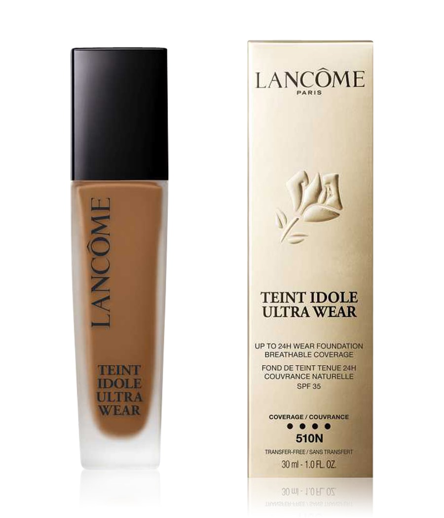 Жидкая основа LANCÔME Teint Idole Ultra Wear 24H Wear & Comfort, Nr. 510N (Früher 12), 30 ml 
Жидкая основа LANCÔME Teint Idole Ultra Wear 24H Wear & Comfort, Nr. 510N (Früher 12), 30 ml