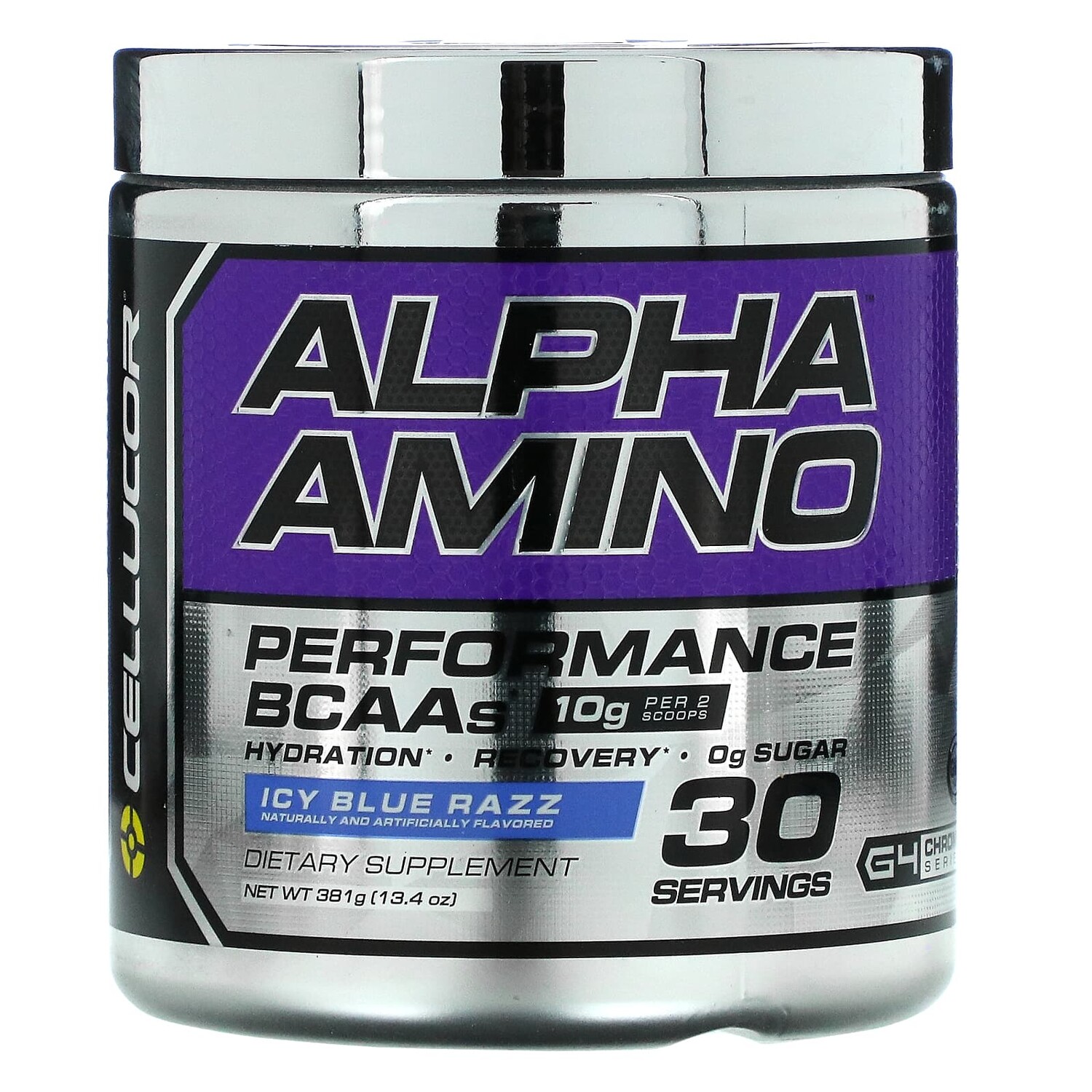 Cellucor Alpha Amino аминокислоты с разветвлённой цепью для производительности льдисто-голубой 13,4 унц. (381 г)
Cellucor Alpha Amino аминокислоты с разветвлённой цепью для производительности льдисто-голубой 13,4 унц. (381 г)