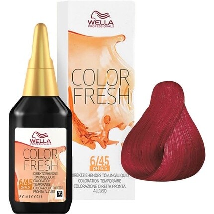 Wella Color Fresh 6/45 Темно-красный блондин цвета красного дерева 75 мл
Wella Color Fresh 6/45 Темно-красный блондин цвета красного дерева 75 мл