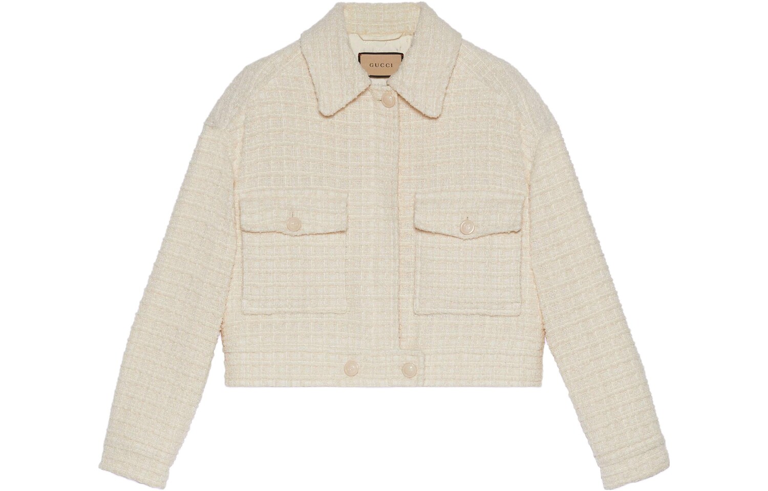Пиджак женский Gucci, белый 
Пиджак женский Gucci, белый