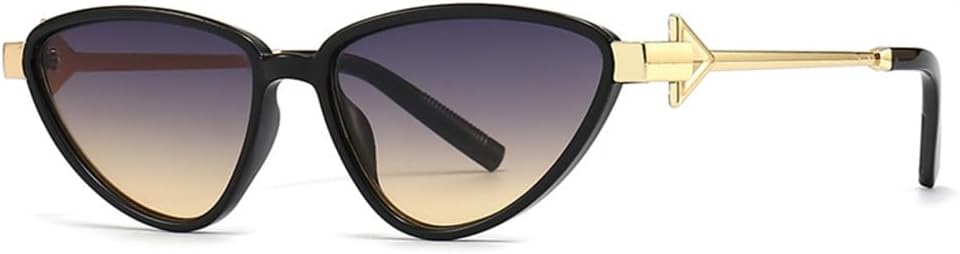 Панк-солнцезащитные очки «кошачий глаз» для женщин, модель «стрела на ноге», зеленые, винтажные, мужские солнцезащитные очки с защитой от УФ-излучения UV400 VFDHN, C3 Black Blue Tea
Панк-солнцезащитные очки «кошачий глаз» для женщин, модель «стрела на ноге», зеленые, винтажные, мужские солнцезащитные очки с защитой от УФ-излучения UV400 VFDHN, C3 Black Blue Tea