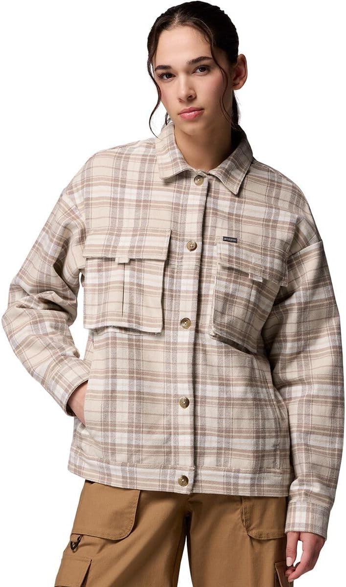 Columbia Women's Wildest Venture рубашка-куртка, Dark Stone Block Tartan
Columbia Women's Wildest Venture рубашка-куртка, Dark Stone Block Tartan