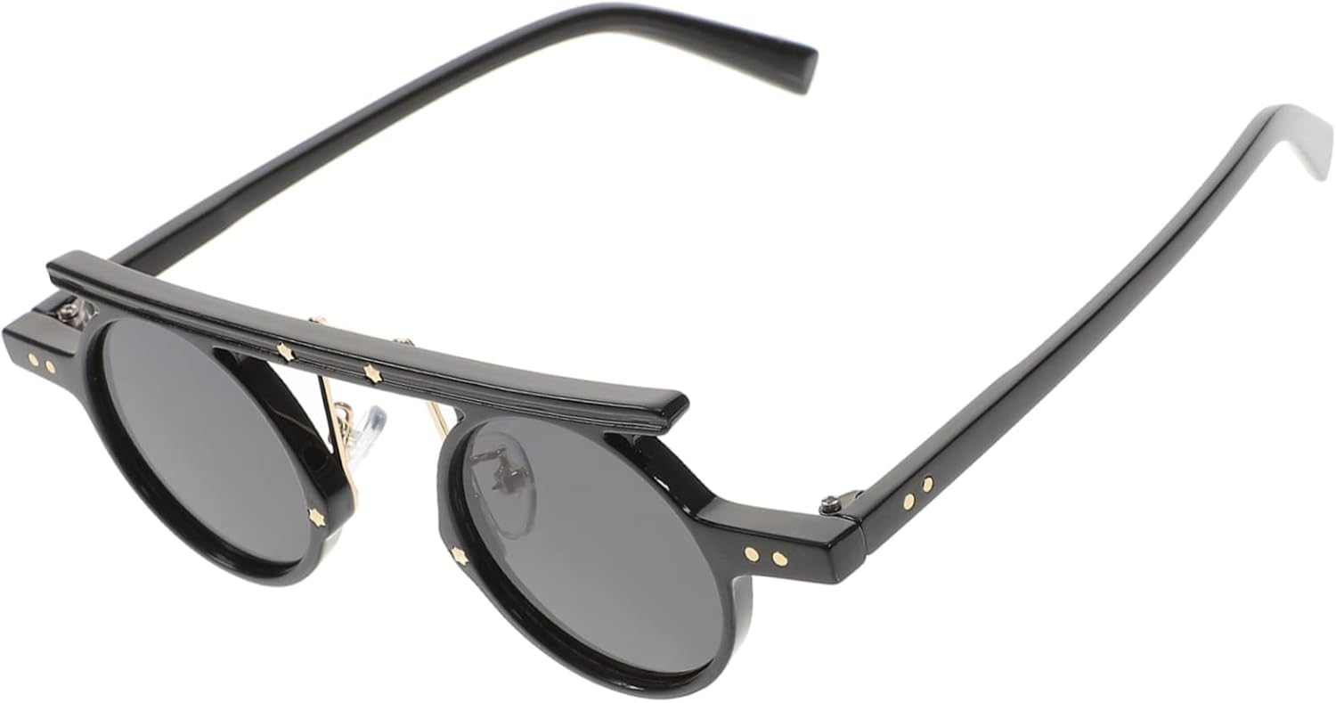 Ретро круглые солнцезащитные очки для мужчин и женщин, модные винтажные очки, легкие и прочные, идеально подходят для летнего отдыха на природе, с защитой от УФ-излучения, стильный аксессуар Holibanna, Black
Ретро круглые солнцезащитные очки для мужчин и женщин, модные винтажные очки, легкие и прочные, идеально подходят для летнего отдыха на природе, с защитой от УФ-излучения, стильный аксессуар Holibanna, Black