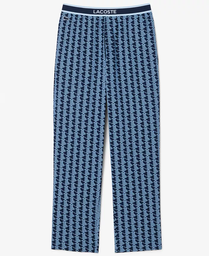 Мужские пижамные брюки с монограммой Lacoste, синий
Мужские пижамные брюки с монограммой Lacoste, синий