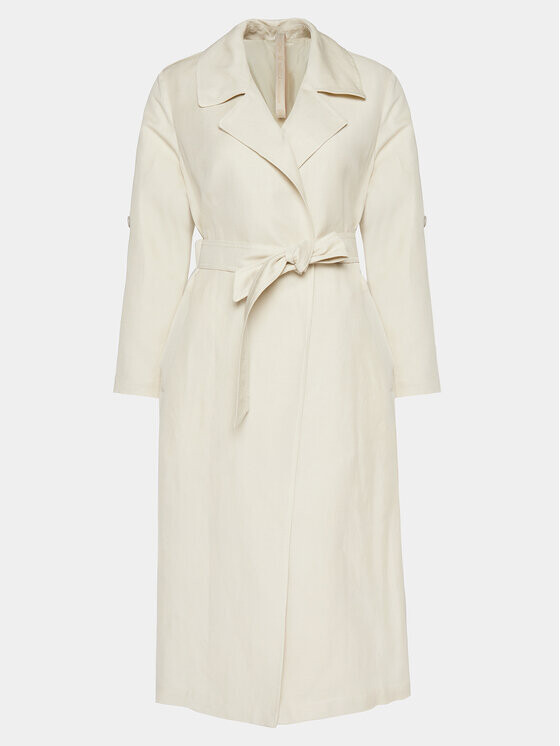 Пальто из линя стандартной посадки Marella, бежевый
Пальто из линя стандартной посадки Marella, бежевый