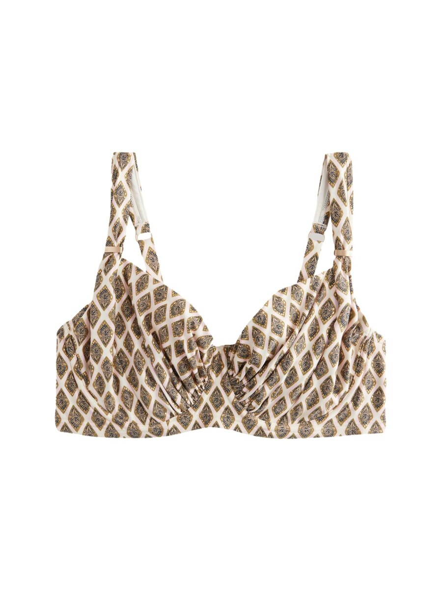 Бикини-топ-футболка Next, бежевый
Бикини-топ-футболка Next, бежевый