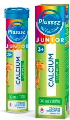 Plusssz Junior Calcium Complex, Добавка , шипучие таблетки, 20 шт. Polski Lek S.A.
Plusssz Junior Calcium Complex, Добавка , шипучие таблетки, 20 шт. Polski Lek S.A.