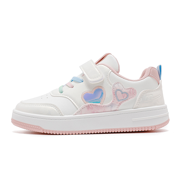 Детские скейтерские кроссовки Kids WARRIOR, белый/розовый 
Детские скейтерские кроссовки Kids WARRIOR, белый/розовый