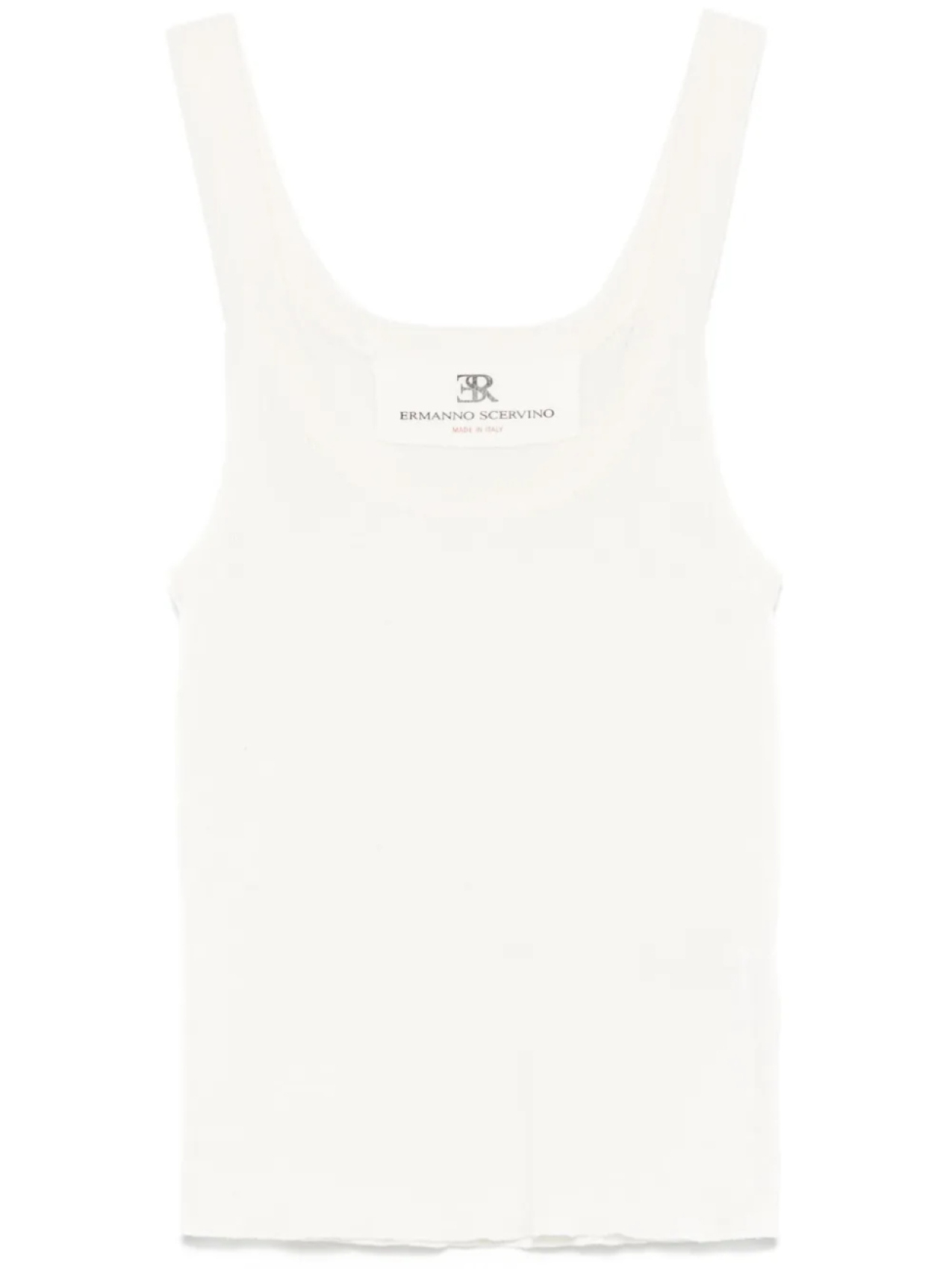 Креповый топ без рукавов Ermanno Scervino, нейтральный
Креповый топ без рукавов Ermanno Scervino, нейтральный
