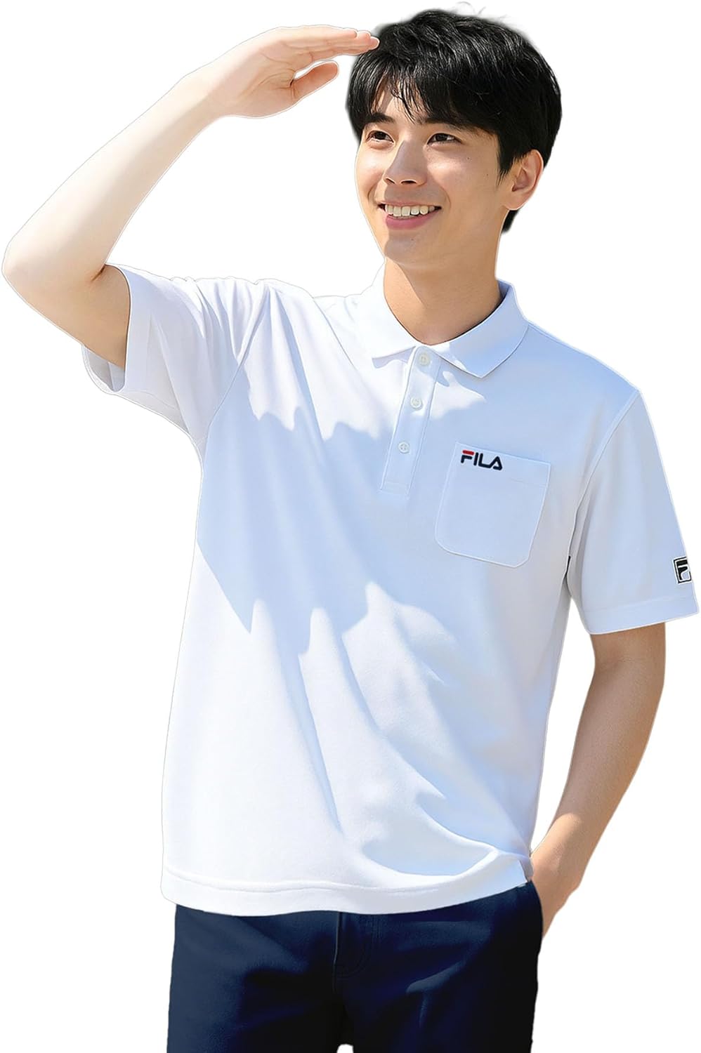 Мужская рубашка-поло FILA с коротким рукавом, ткань Dry-Dry, белый
Мужская рубашка-поло FILA с коротким рукавом, ткань Dry-Dry, белый