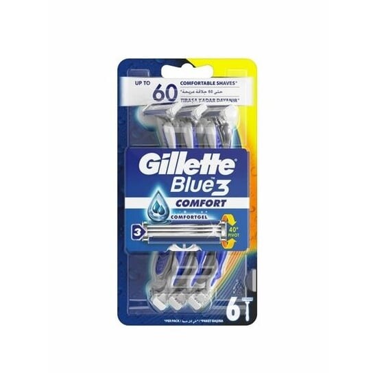 Шт универсальные Gillette Blue 3 Comfort 6 
Шт универсальные Gillette Blue 3 Comfort 6