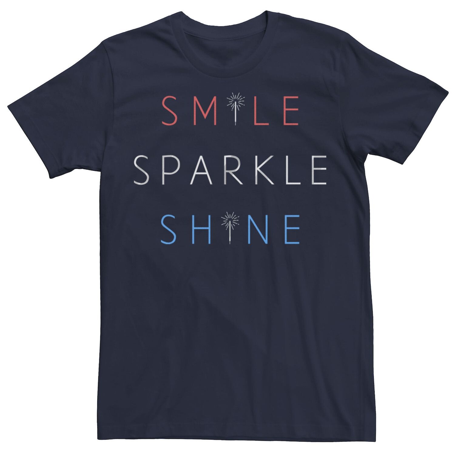 Мужская футболка Smile Sparkle Shine Word Stack Licensed Character
Мужская футболка Smile Sparkle Shine Word Stack Licensed Character