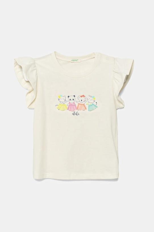 Хлопковая футболка для малышей United Colors Of Benetton, бежевый
Хлопковая футболка для малышей United Colors Of Benetton, бежевый