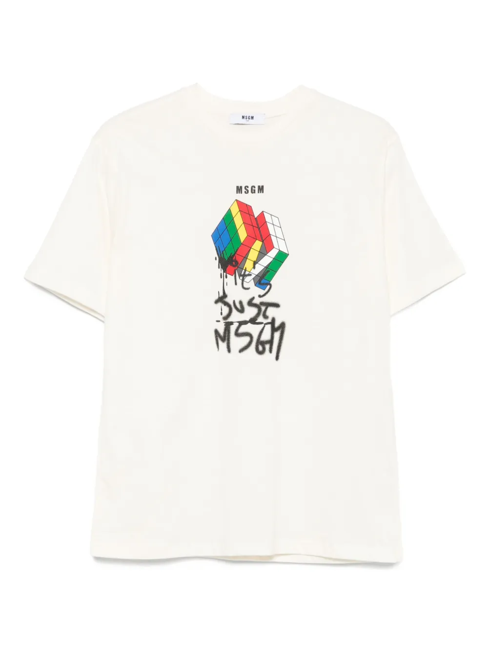 Футболка с кубическим принтом MSGM Kids, нейтральный
Футболка с кубическим принтом MSGM Kids, нейтральный