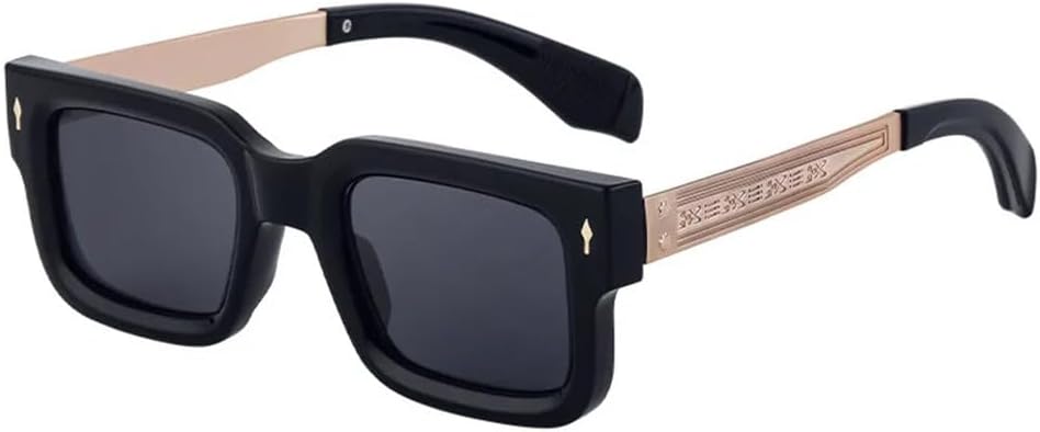 Классические квадратные солнцезащитные очки 2027 года для женщин и мужчин, винтажные солнцезащитные очки в стиле стимпанк, маленькая оправа, очки для вождения MTZJH, Gold Black Black
Классические квадратные солнцезащитные очки 2027 года для женщин и мужчин, винтажные солнцезащитные очки в стиле стимпанк, маленькая оправа, очки для вождения MTZJH, Gold Black Black