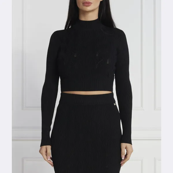 Укороченный свитер Marciano Guess, черный
Укороченный свитер Marciano Guess, черный