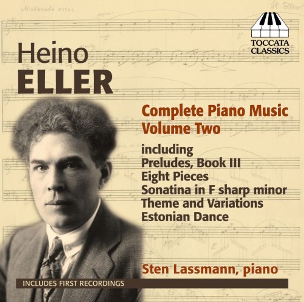 Диск CD Eller: Complete Piano Music, Vol. 2 - Heino Eller, Sten Lassmann
Диск CD Eller: Complete Piano Music, Vol. 2 - Heino Eller, Sten Lassmann