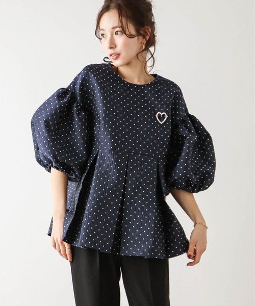 Футболка с брошью Lajour, японский крой, темно-синий
Футболка с брошью Lajour, японский крой, темно-синий