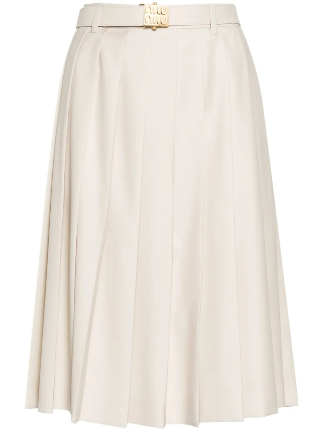 Плиссированная юбка миди Miu Miu, нейтральный
Плиссированная юбка миди Miu Miu, нейтральный
