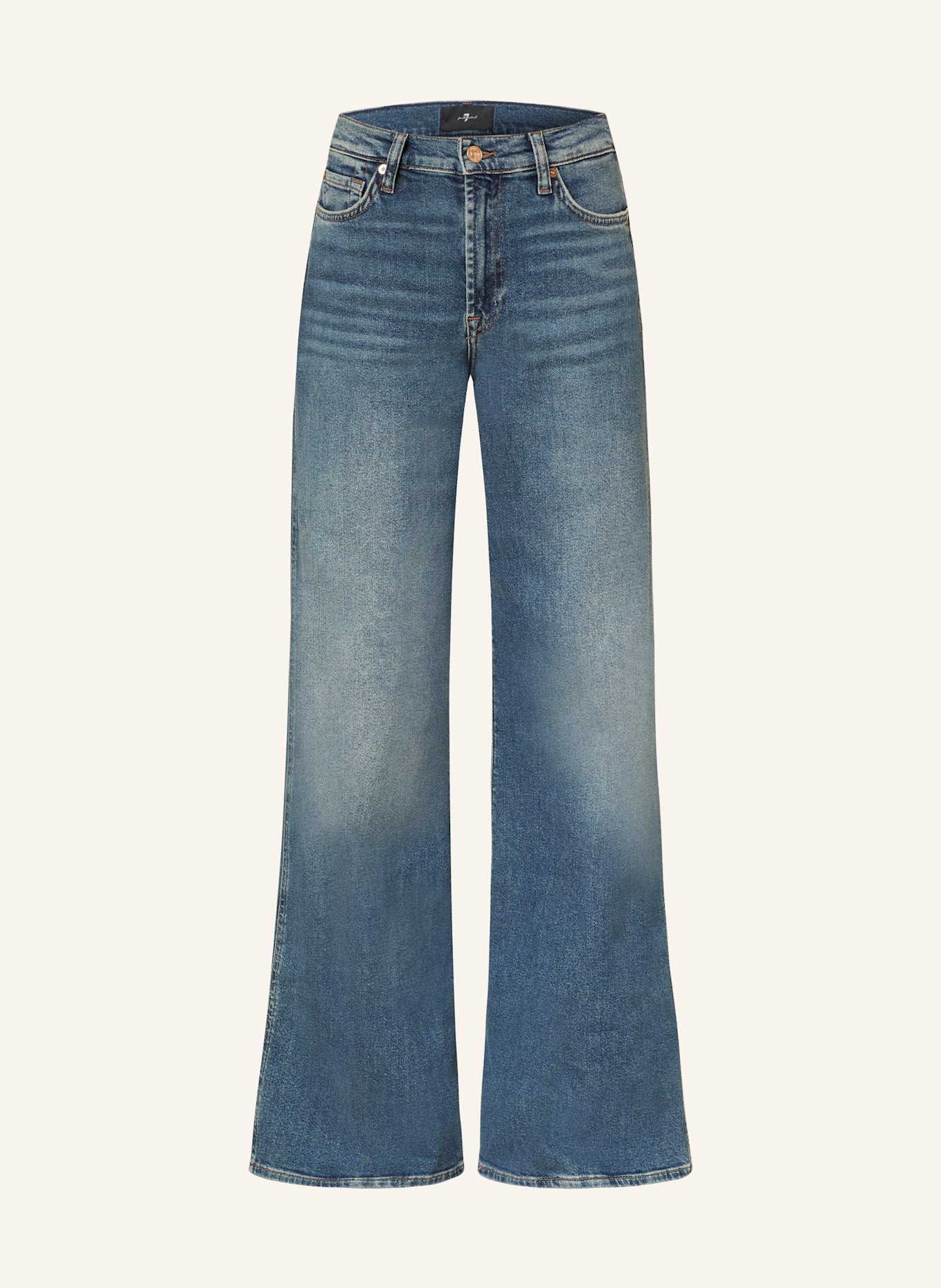 Расклешенные джинсы много 7 For All Mankind, синий
Расклешенные джинсы много 7 For All Mankind, синий