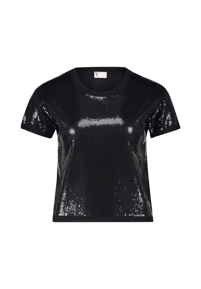 Базовый вязаный свитер с круглым вырезом Vera Mont, черный
Базовый вязаный свитер с круглым вырезом Vera Mont, черный