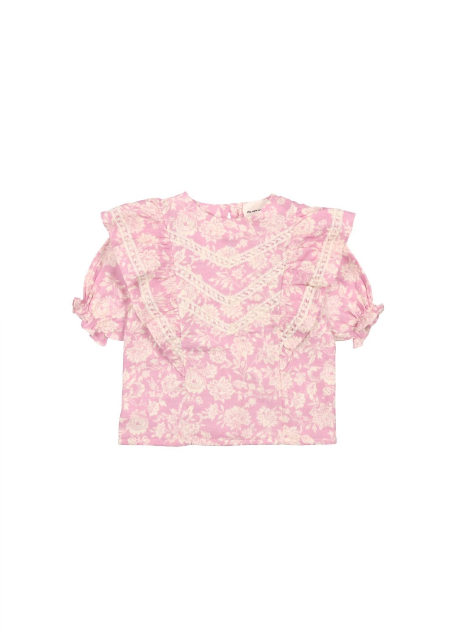 Блузка Santa Clarita для девочек в розовом цвете The New Society
Блузка Santa Clarita для девочек в розовом цвете The New Society