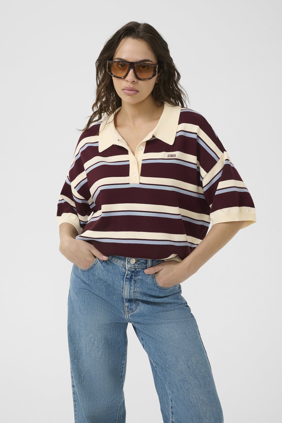 Поло Gestuz TAIA, Aronia/Egret/Grey Blue/Multi-Coloured
Поло Gestuz TAIA, Aronia/Egret/Grey Blue/Multi-Coloured