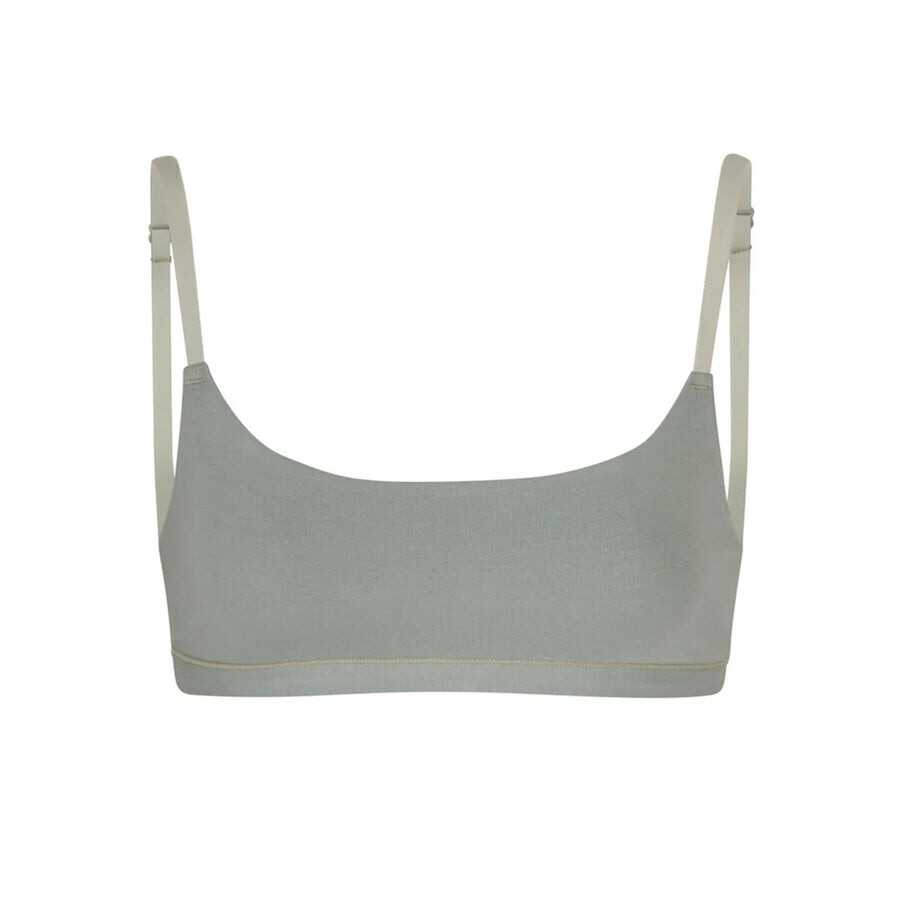 Бюстгальтер scoop SKIMS Cotton Jersey, цвет Mineral 
Бюстгальтер scoop SKIMS Cotton Jersey, цвет Mineral