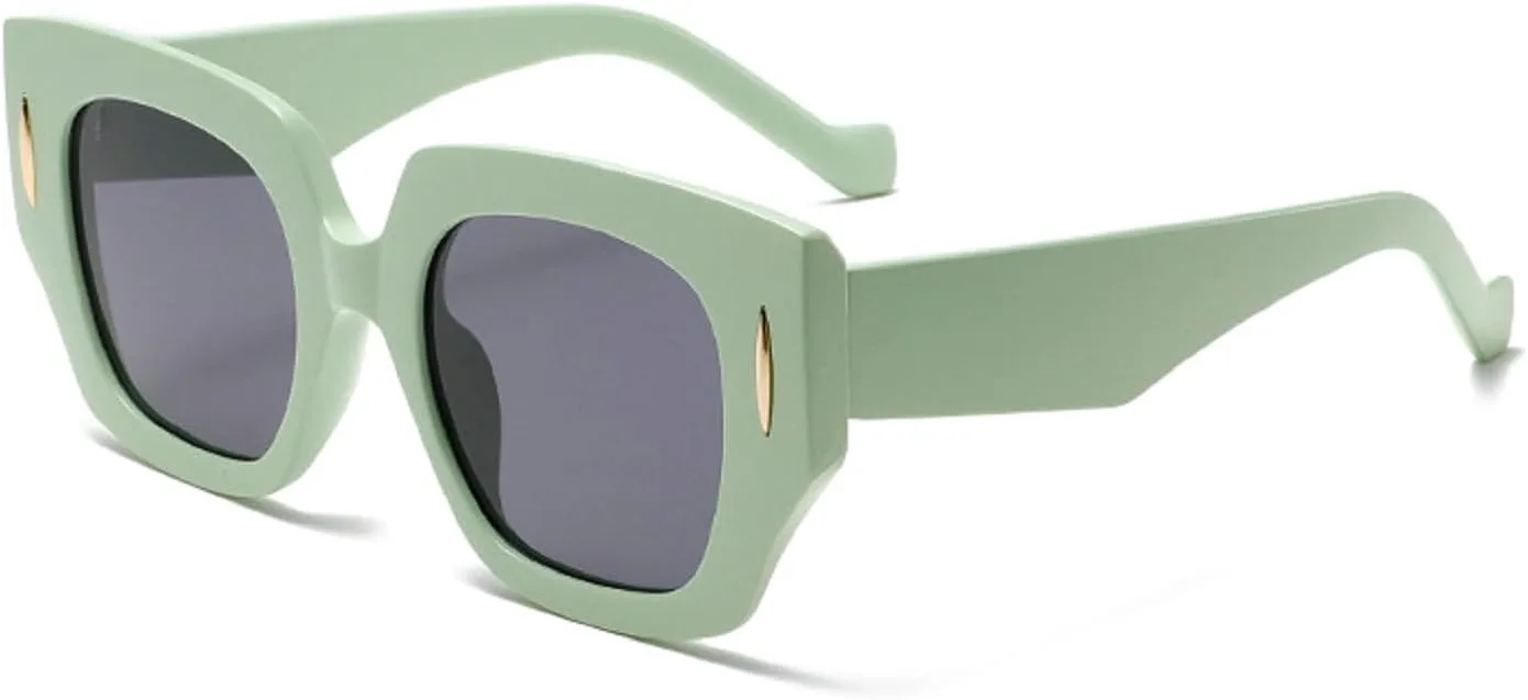 Мужские солнцезащитные очки в стиле ретро, большие, с черным градиентом, защита от УФ-излучения UV400, модные женские солнцезащитные очки Melrose, Green
Мужские солнцезащитные очки в стиле ретро, большие, с черным градиентом, защита от УФ-излучения UV400, модные женские солнцезащитные очки Melrose, Green