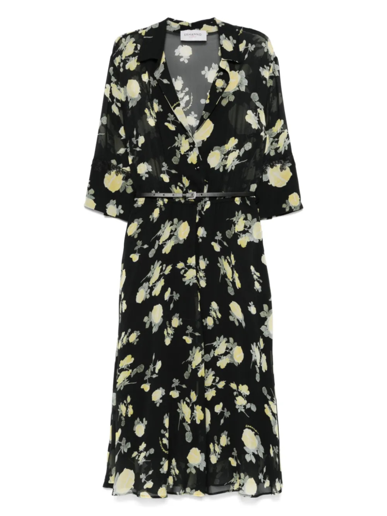 Платье с цветочным принтом ERMANNO FIRENZE, черный
Платье с цветочным принтом ERMANNO FIRENZE, черный