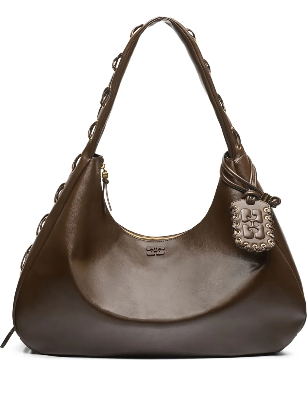 Большая сумка-хобо GANNI, зеленый
Большая сумка-хобо GANNI, зеленый